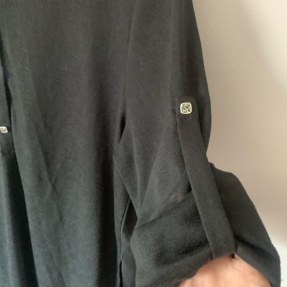 MAXI BLACK TUNIC - Picture 3 of 6